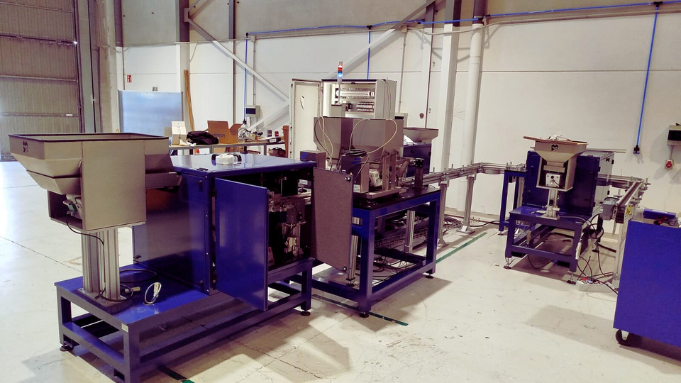 Línea de dosificado y empaquetado - proyecto industrial de Edimar