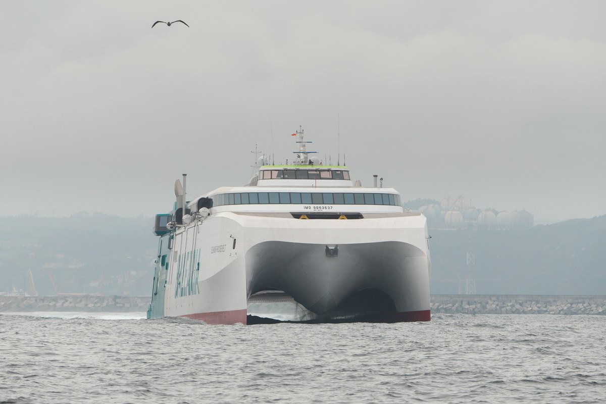 Eleanor Roosevelt, Fast ferry Ro-Pax con trabajos de electrónica naval realizados por Edimar