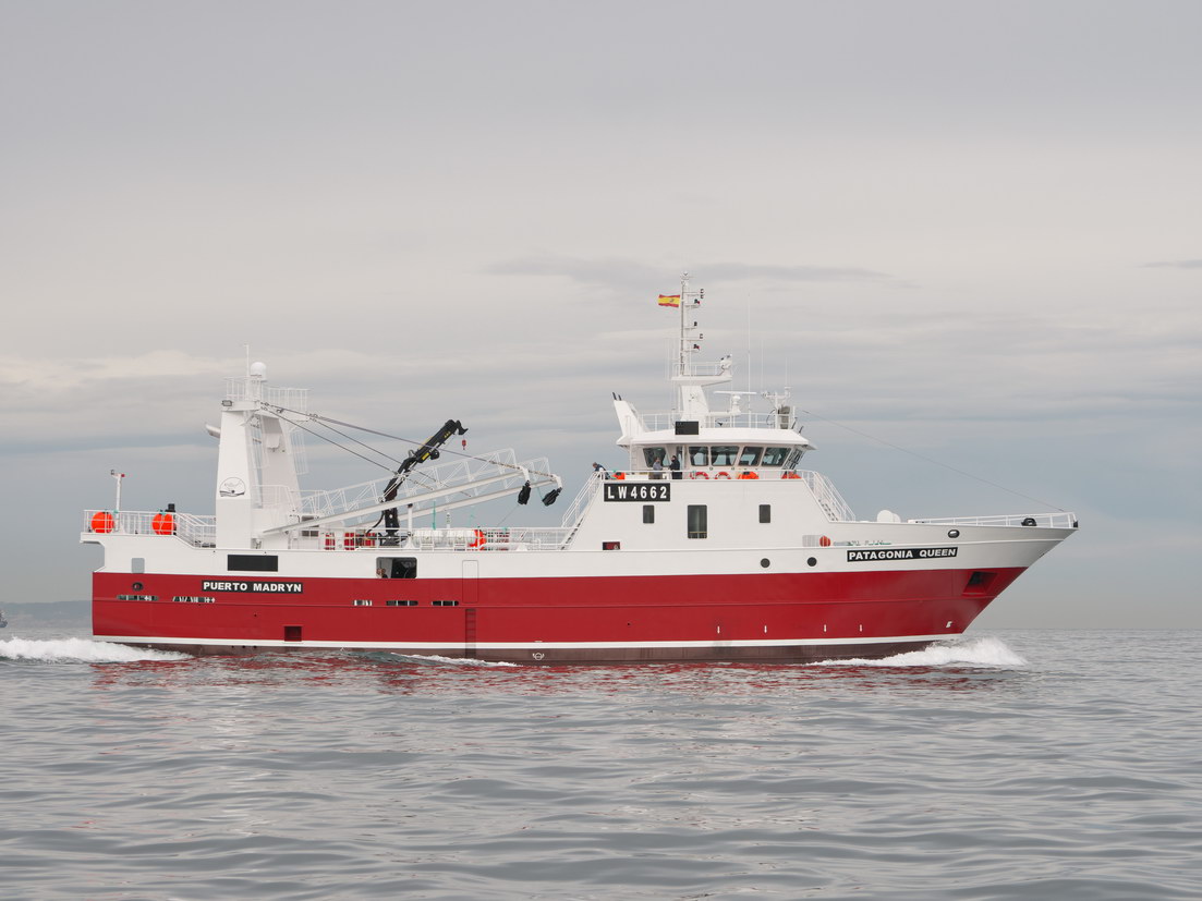 Patagonia Queen, Buque pesquero con trabajos de electrónica naval realizados por Edimar