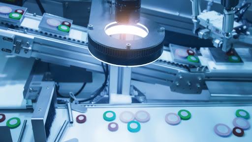 Imagen de un equipamiento de visión artificial en la industria