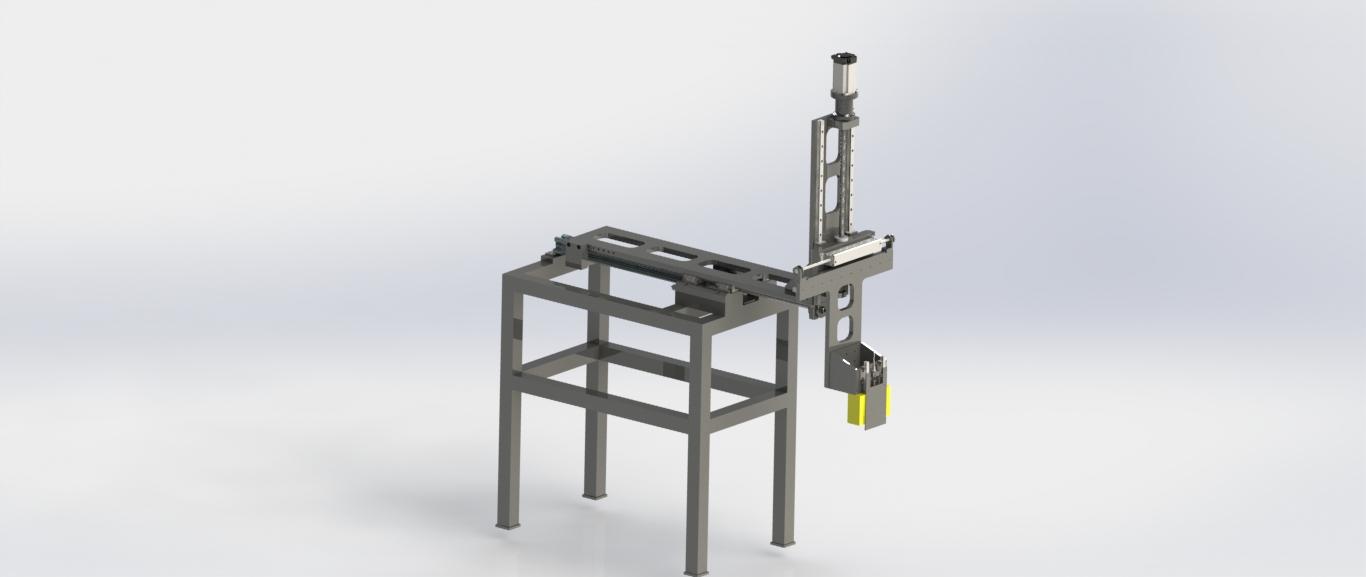 Descargador para horno de revenido diseñado por Edimar